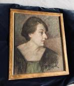 Ante Trstenjak (1894-1970) - Portrait Expressionniste de, Antiquités & Art, Art | Peinture | Classique