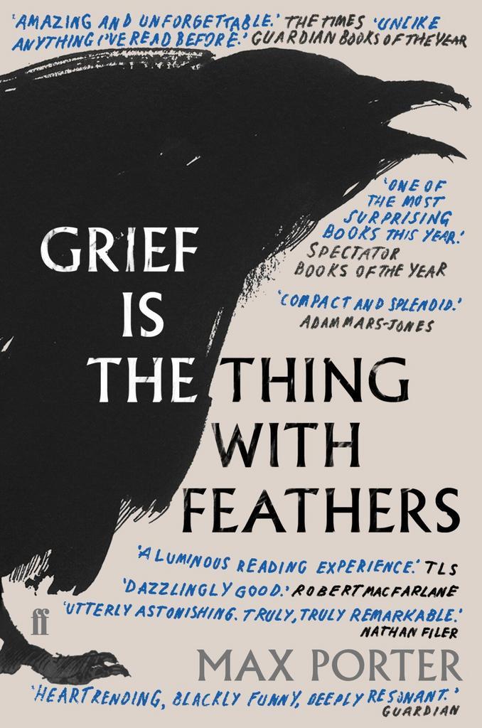 Grief is the thing with feathers 9780571327232 Max Porter, Livres, Langue | Anglais, Envoi