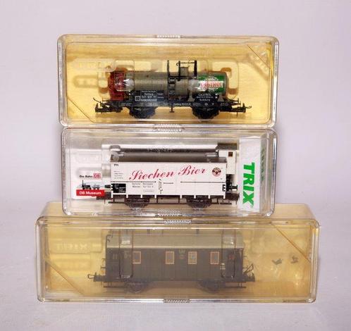 Trix H0 - Model treinwagon (3) - 3 DR wagons. Museum, Hobby & Loisirs créatifs, Trains miniatures | HO