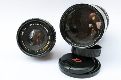 Minolta, Soligor 2/50mm + 5/100-300mm | Objectif d’appareil, Audio, Tv en Foto, Fotocamera's Analoog