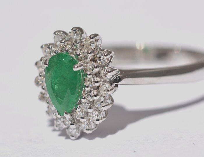 Ring - 18 karaat Witgoud, Handtassen en Accessoires, Ringen