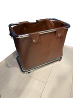 Mand - Leder, Chroom, Metaal - Porta oggetti, jaren 1970