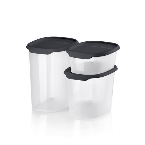 Tupperware One Touch Fresh set Zwart, Huis en Inrichting, Keuken | Tupperware, Nieuw, Verzenden