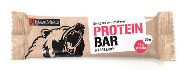 Protein Bar Rasberry - 24 Hour Meals, Divers, Produits alimentaires, Envoi