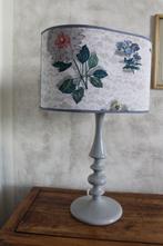 Lampe - avec abat-jour en tissu Fornasetti vintage - Bois,