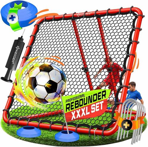 KESSER® Voetbal Rebounder - Kickback - Tchouk - 128x128cm -, Huis en Inrichting, Woonaccessoires | Overige, Verzenden