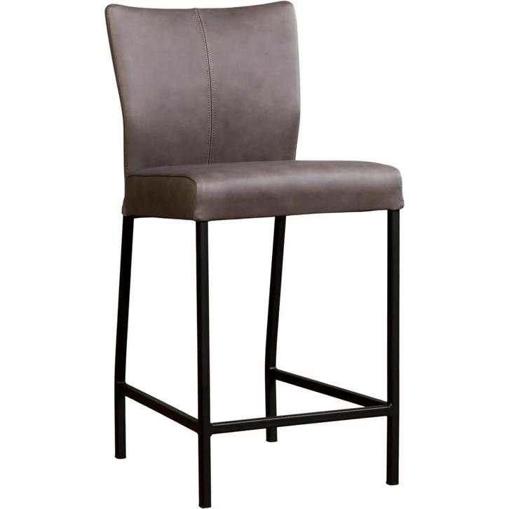 Set van 8 Leren barkrukken Revolt laag - Rancho Steel, Huis en Inrichting, Barkrukken, Nieuw, 1 kruk, Leer, 90 cm of meer, Ophalen of Verzenden