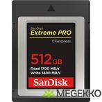 SanDisk Extreme PRO 512GB CFexpress Geheugenkaart, Verzenden, Nieuw