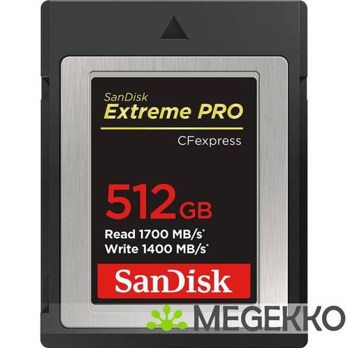 SanDisk Extreme PRO 512GB CFexpress Geheugenkaart, Computers en Software, Overige Computers en Software, Nieuw, Verzenden