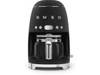 Smeg DCF02BLMEU - Filterkoffiemachine - 10 kopjes - Mat, Electroménager, Cafetières, Verzenden