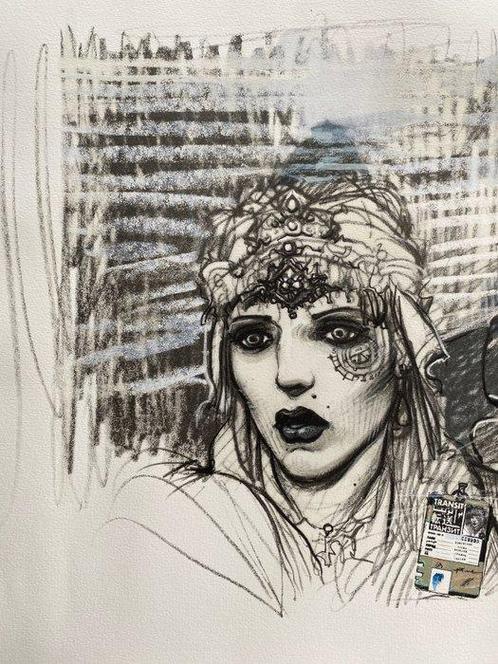 Enki Bilal - 1 Lithograph - Transit - 1993, Boeken, Strips | Comics