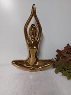 Beeld, ceramic statue of Yoga Lady - 48 cm - Keramiek