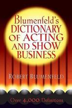 Blumenfelds Dictionary of Acting and Show Business, Livres, Verzenden, Robert Blumenfeld
