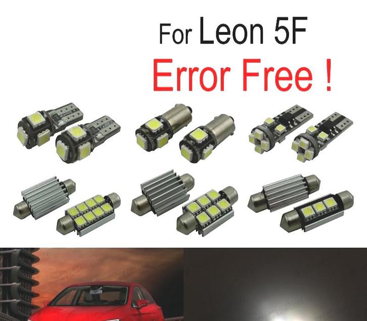 Kit Ampoule Led Intérieur Pour Seat Leon Mk3 5F 5F1 5F5 5F8, Auto-onderdelen, Verlichting, Verzenden