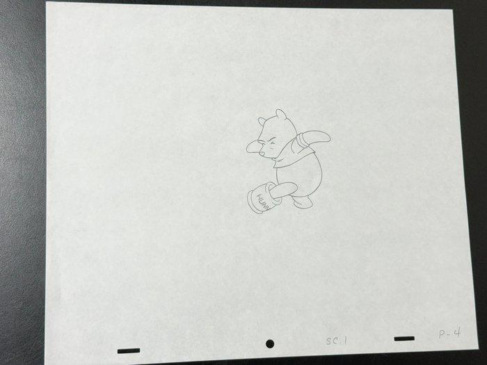 Walt Disney - Originele animatie tekening van Winnie the, Verzamelen, Disney