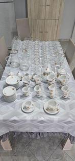 Tafelservies voor 12 (12) - Porselein, Glas