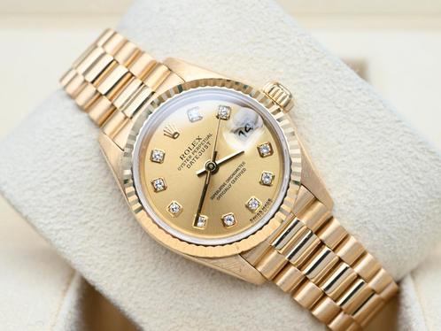 Rolex Lady-Datejust Ref. 79178 Year 2002 (Full Set), Handtassen en Accessoires, Horloges | Dames, Goud, Zo goed als nieuw, Goud