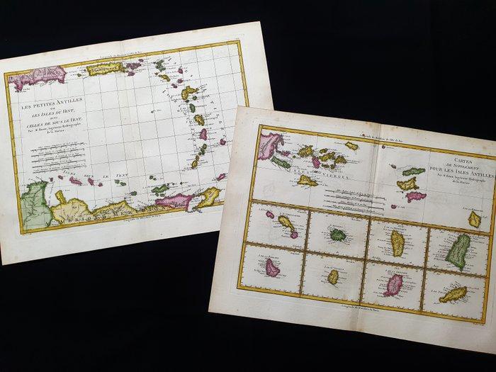 America Centrale - [LOT van 2] - Antillen / Caraïben /, Livres, Atlas & Cartes géographiques