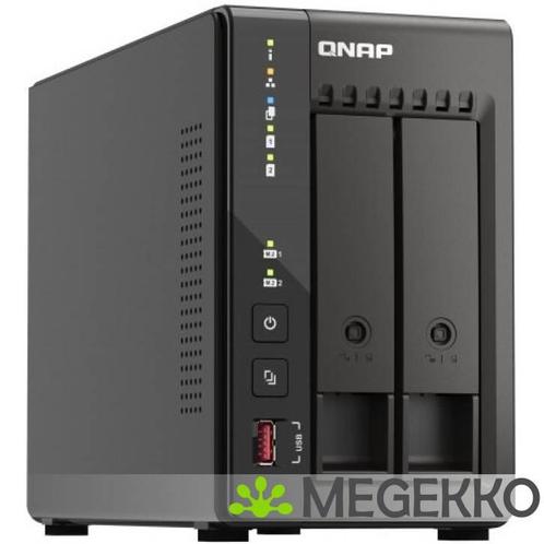 QNAP TS-253E NAS Tower Ethernet LAN Zwart J6412, Informatique & Logiciels, Boîtiers d'ordinateurs, Envoi