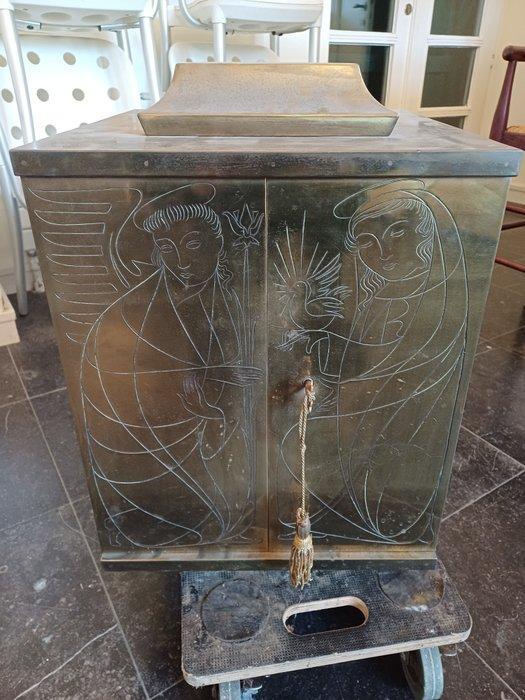 Tabernakel - Antiek - Koper - 20th century - Tabernakel -, Antiquités & Art, Art | Art non-occidental