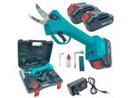 Veiling - Elektrische Snoeischaar 2xAccu 24V  - 30mm Snijdia, Tuin en Terras, Nieuw