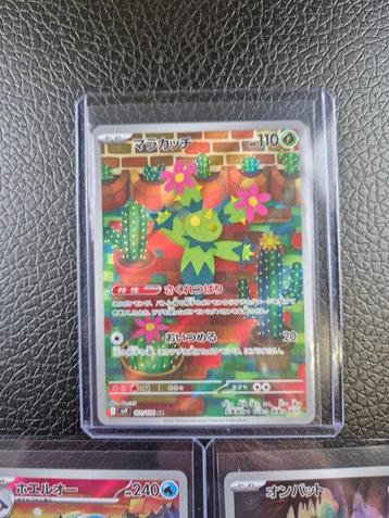 Set of 3 Battle Partners AR Cards Wailord, Maractus, Noibat, Nieuw