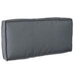 vidaXL Ligbedkussen voor Rugsteun Anthraciet 80x40x12 cm, Verzenden, Nieuw