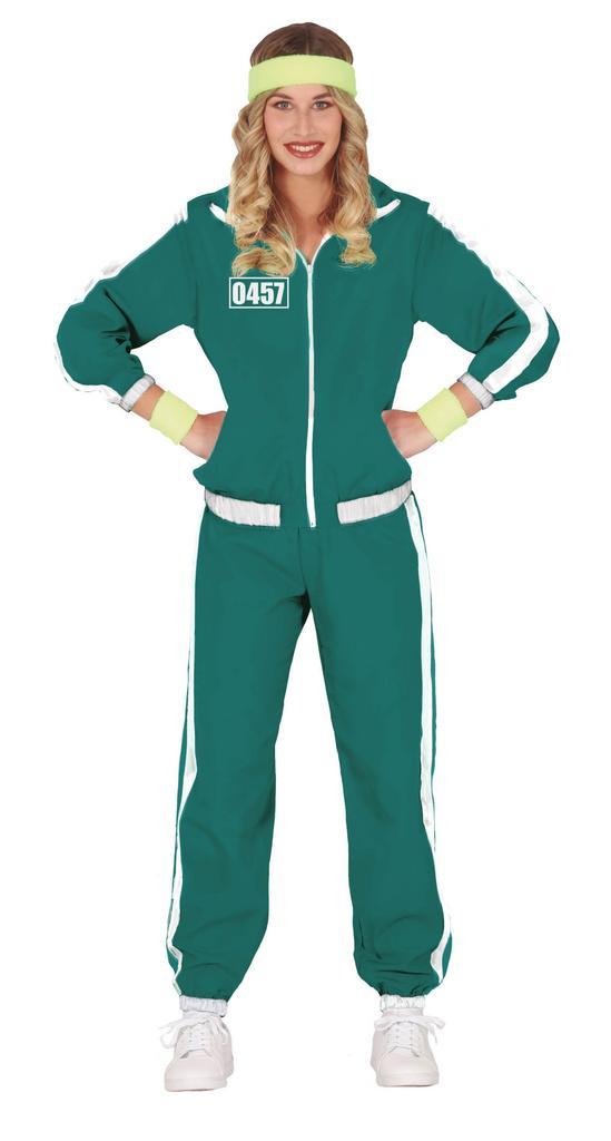 Trainingspak Cijfers Dames Groen, Kleding | Dames, Carnavalskleding en Feestkleding, Nieuw, Verzenden