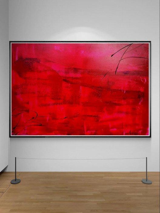 Luc Mora - Splinters of red passion - XXL, Antiquités & Art, Art | Objets design