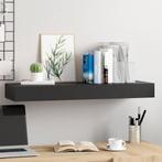 vidaXL Wandschap met lade zwevend 80x25x8 cm zwart, Huis en Inrichting, Kasten | Wandmeubels, Verzenden, Nieuw