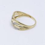 Ring - 18 karaat Geel goud - 0.20ct. tw. Diamant, Nieuw