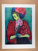 Alexej von Jawlensky - Mädchen mit Pfingstrosen / Girl with