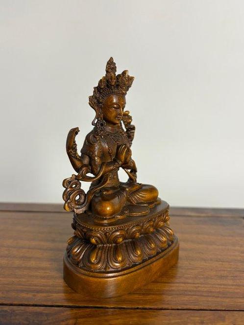 Tara Standbeeld - Buxushout - Tibet - 21e eeuw, Antiek en Kunst, Antiek | Overige Antiek