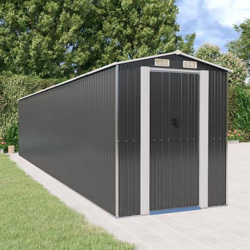 vidaXL Tuinschuur 192x938x223 cm gegalvaniseerd staal, Tuin en Terras, Tuinhuizen, Nieuw, Verzenden