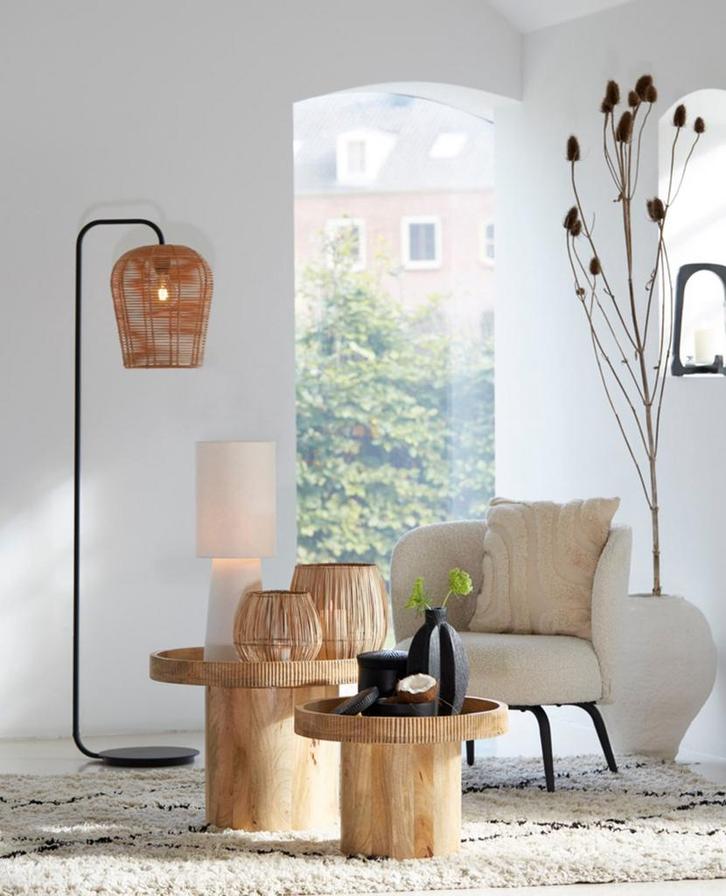 2dekans | MARENO Vloerlamp – 164 cm – Mat Zwart – Stijlvolle, Huis en Inrichting, Lampen | Vloerlampen, Ophalen of Verzenden