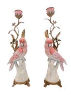 Kaarsenhouder (2) - Brons, Porselein, Antiek en Kunst