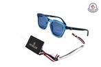 Moncler - GRADD ML0262 90X - Blue Transparent Acetate & Blue, Handtassen en Accessoires, Nieuw