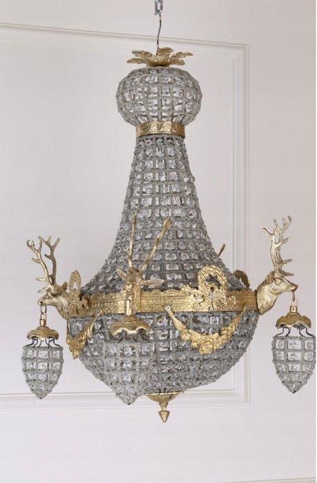 Kroonluchter - Spectaculaire kristallen Hunting, Antiek en Kunst, Curiosa en Brocante