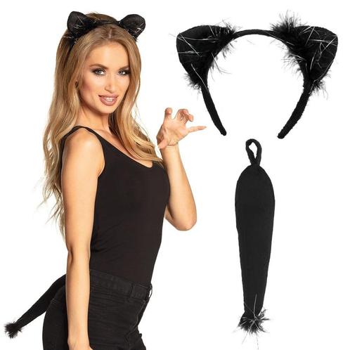Katten Haarband en Staart, Hobby en Vrije tijd, Feestartikelen, Nieuw, Verzenden