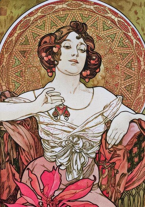 Alphonse Mucha (1860-1939) (after) - The Precious Stones:, Huis en Inrichting, Overige Huis en Inrichting