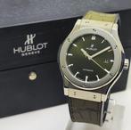 Hublot - Classic Fusion Green Dial Titanium -, Handtassen en Accessoires, Horloges | Heren, Nieuw