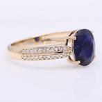 Zonder minimumprijs - Ring - 14 karaat Geel goud - 2.12ct., Handtassen en Accessoires, Ringen, Nieuw