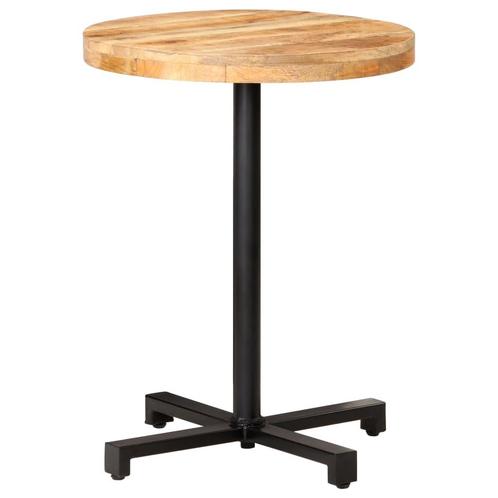 vidaXL Table de bistro Ronde Ø60x75 cm Bois de manguier, Maison & Meubles, Tables | Tables à manger, Neuf, Envoi
