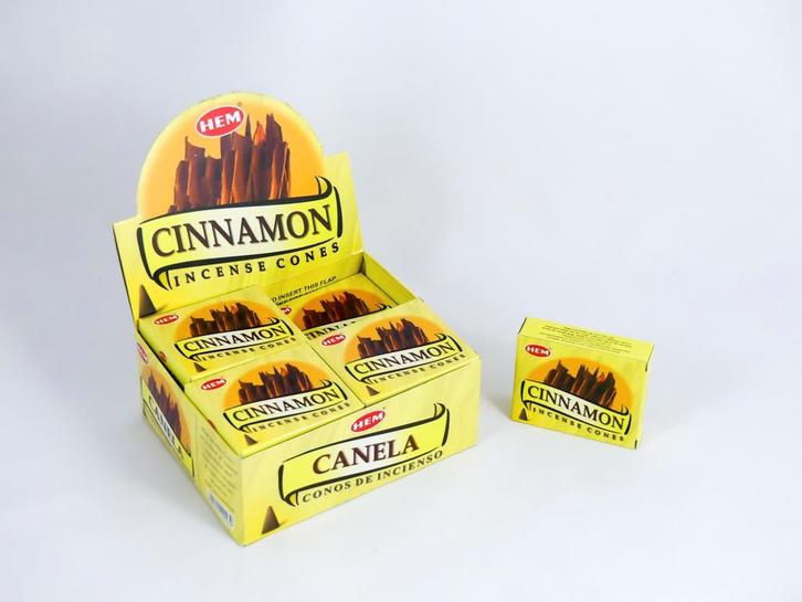 HEM Wierook Kegels / Cones - Kaneel / Cinnamon - Voordeel..., Huis en Inrichting, Woonaccessoires | Overige, Nieuw, Ophalen of Verzenden