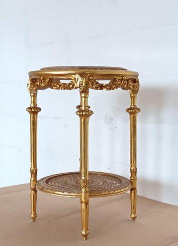 Table dappoint - Bois, Marbre