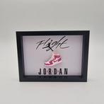 Lijst- Mini sneaker AJ1 Air Jordan 1 Hyper Pink ingelijst
