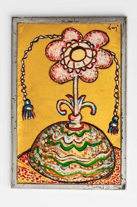 Enrico Baj (1924-2003) - Senza titolo, Antiek en Kunst, Kunst | Schilderijen | Modern