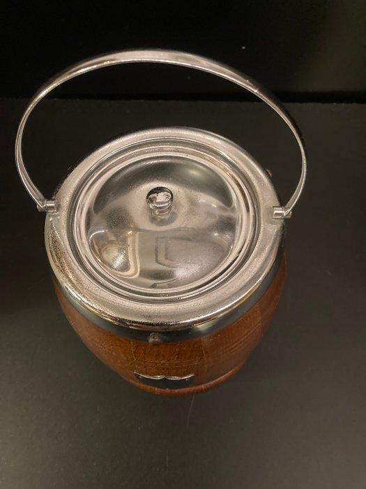 Ijsemmer - Eik - Biscuit/ijsemmer, Antiek en Kunst, Curiosa en Brocante