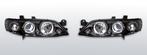 Koplampen Angel Eyes | Opel Vectra B 1995-1998 | zwart, Auto-onderdelen, Verzenden, Nieuw, Opel