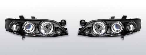 Koplampen Angel Eyes | Opel Vectra B 1995-1998 | zwart, Auto-onderdelen, Verlichting, Nieuw, Opel, Verzenden